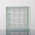Wide crystal parallel glass block