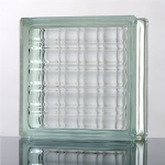 Wide parallel glass block